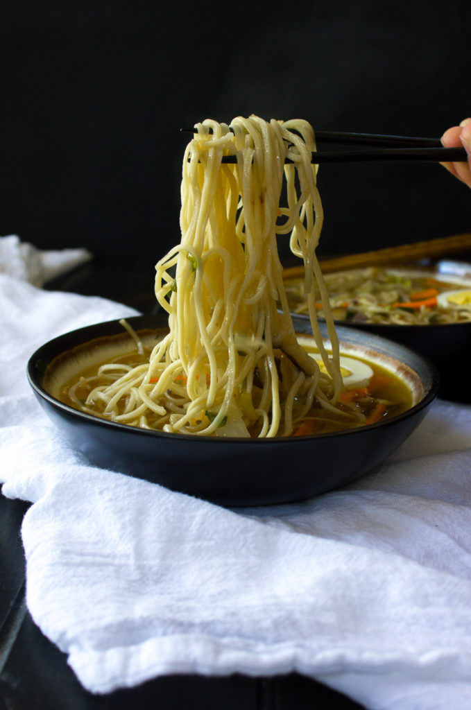This homemade Nightshade Free Ramen is exploding with flavour!