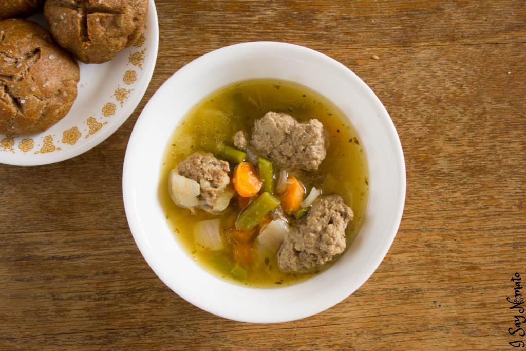 Italian Wedding Soup - I Say Nomato Nightshade Free Food Blog