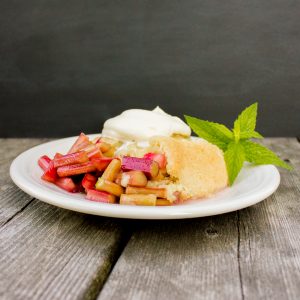 “More for Me!” Rhubarb Crisp