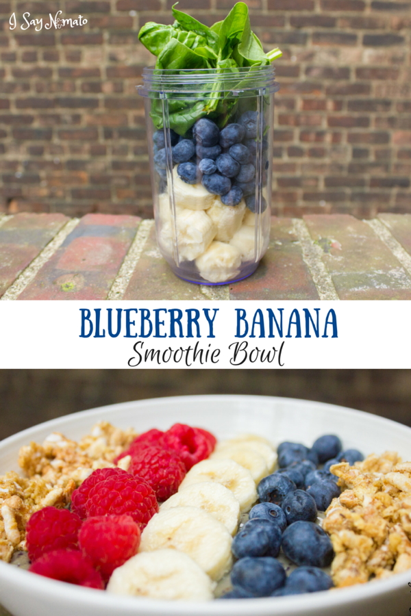 Blueberry Banana Smoothie Bowl - I Say Nomato Nightshade Free Food Blog