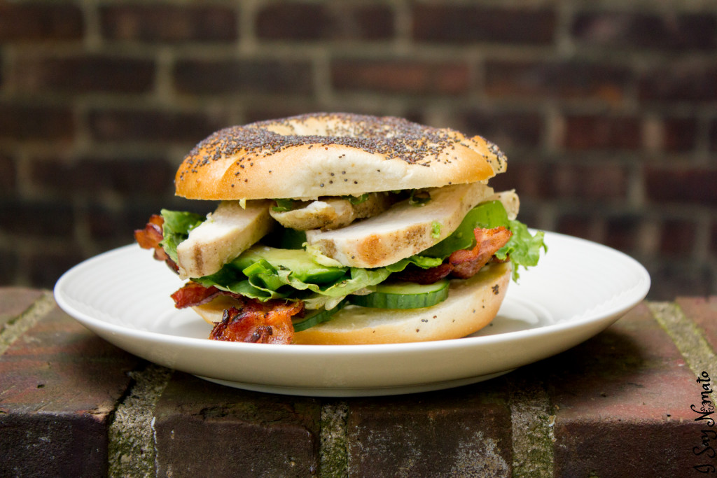 The BLC: Bacon, Lettuce and Cucumber Bagel - I Say Nomato Nightshade Free Food Blog nightshade free recipes nightshade free diet recipes nightshade free recipes nightshade free diet recipes without nightshades nightshade free foods nightshade free cookbook no nightshade recipes nightshade free cooking pepper free tomato free potato free