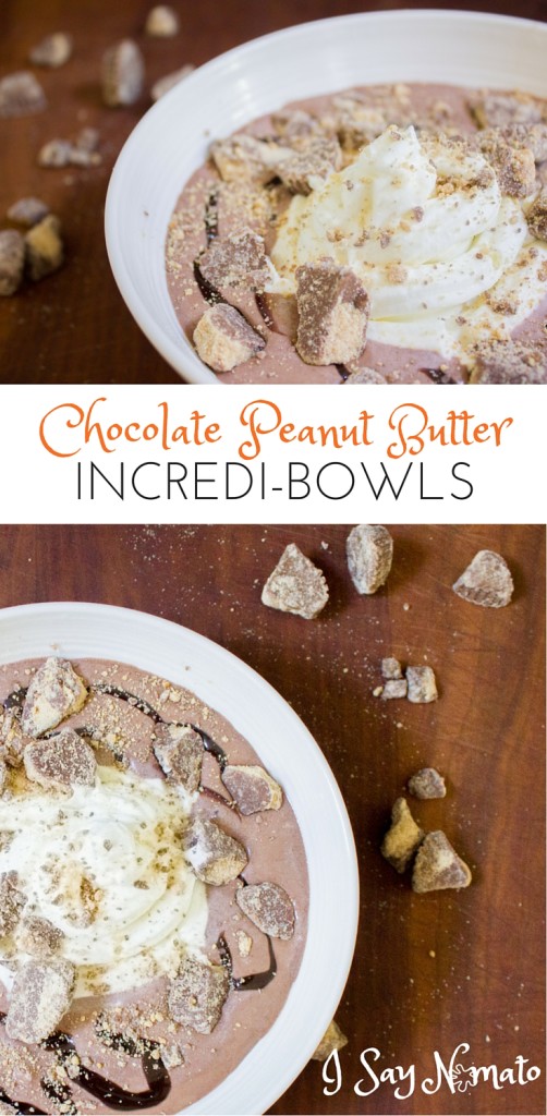 Chocolate Peanut Butter Incredibowls - I Say Nomato Nightshade Free Food Blog