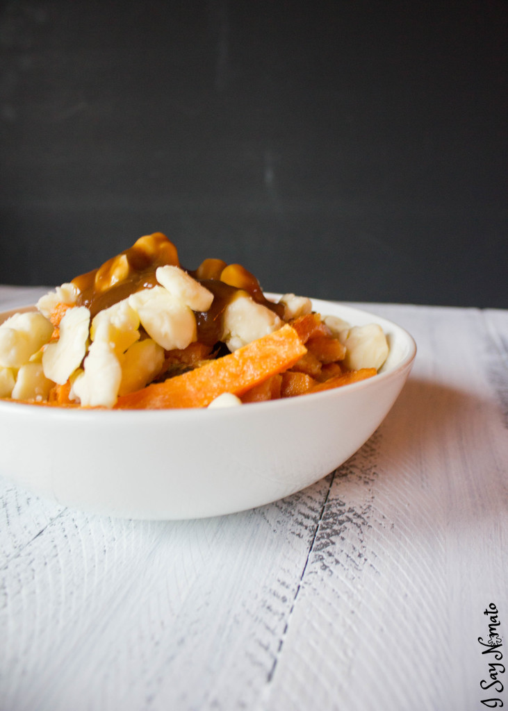 Sweet Potato Poutine - I Say Nomato Nightshade Free Food Blog