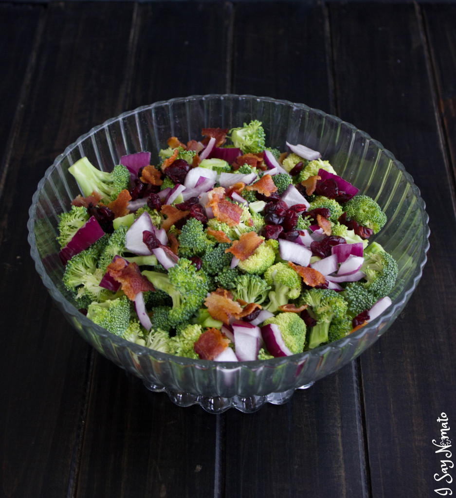 Quick and Easy Broccoli Salad - I Say Nomato Nightshade Free Food Blog