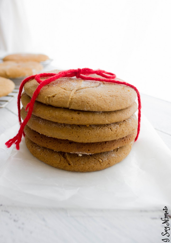 Soft and Chewy Molasses Cookies - I Say Nomato Nightshade Free Food Blog