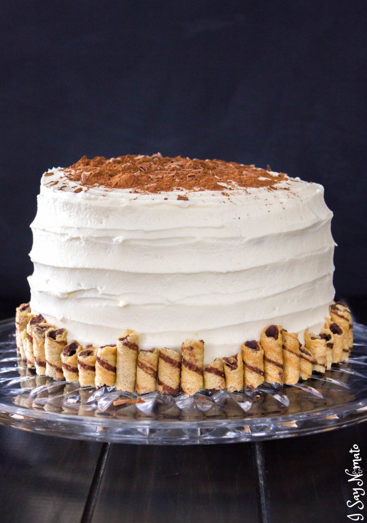 Tiramisu Cake - I Say Nomato Nightshade Free Food Blog