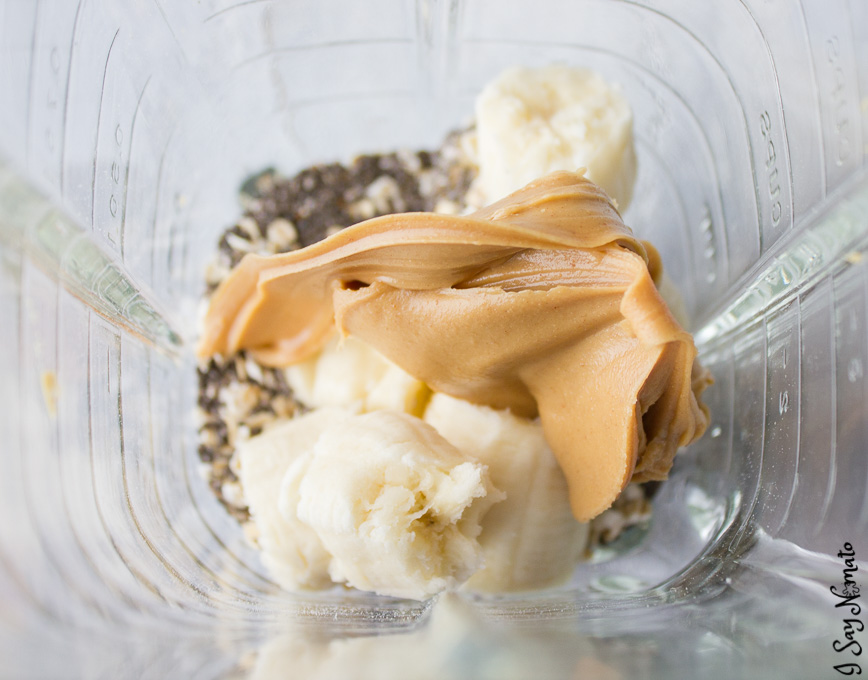Peanut Butter & Banana Smoothie - I Say Nomato Nightshade Free Food Blog