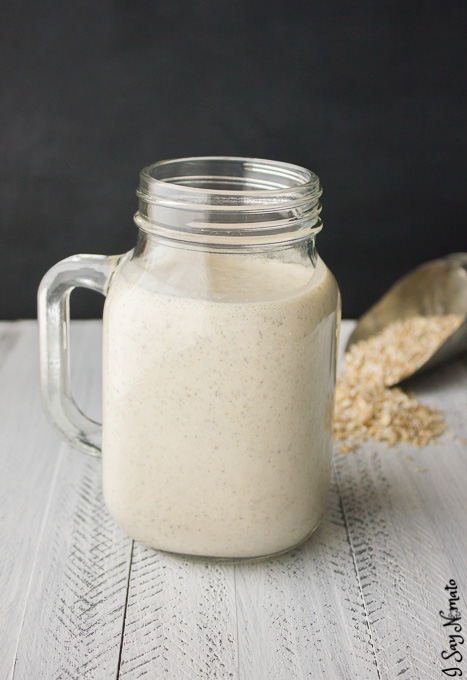 This Peanut Butter and Banana Smoothie is the perfect way to start your day, with healthy grains, protein, and a kick of fruit!