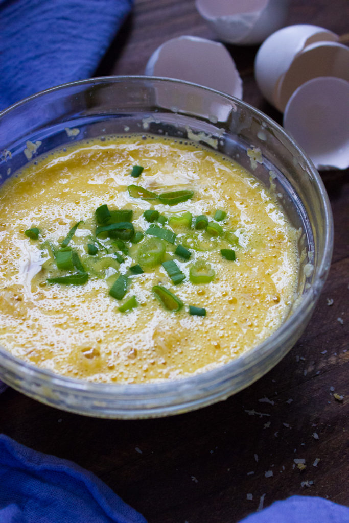 Garlic and Parmesan Scrambled Eggs - I Say Nomato Nightshade Free Food Blog