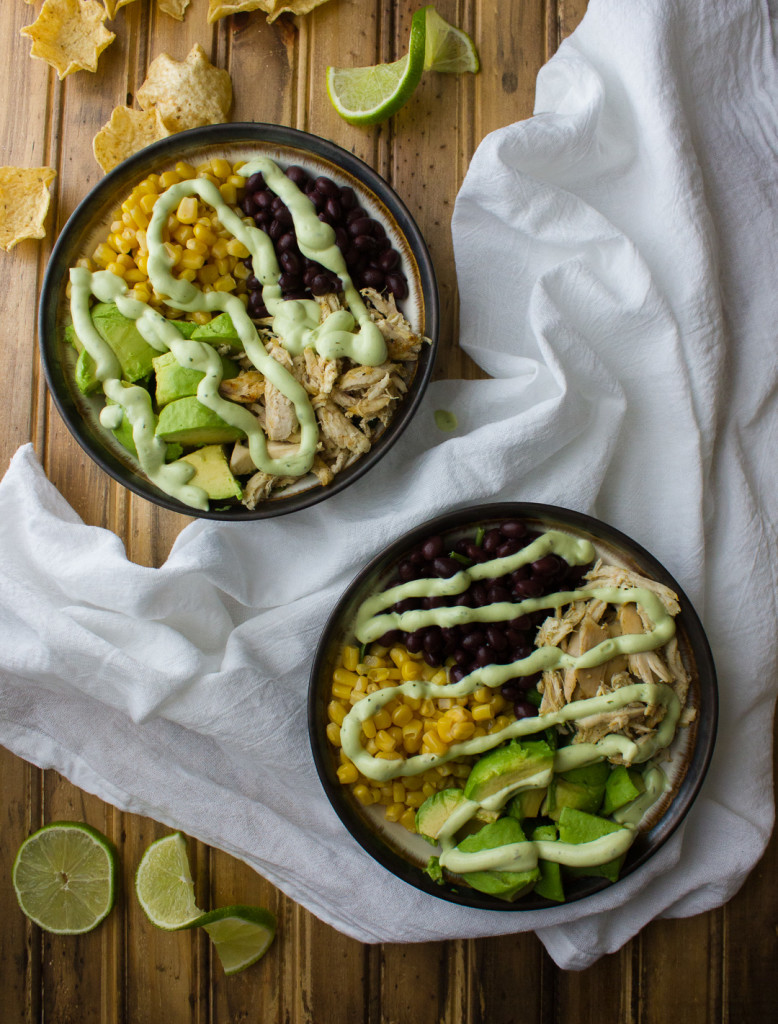 Who needs tomatoes or peppers when you have this amazing Nightshade Free Southwest Salad with Avocado and Greek Yogurt Salad Dressing! Not me! - I Say Nomato Nightshade Free Food Blog