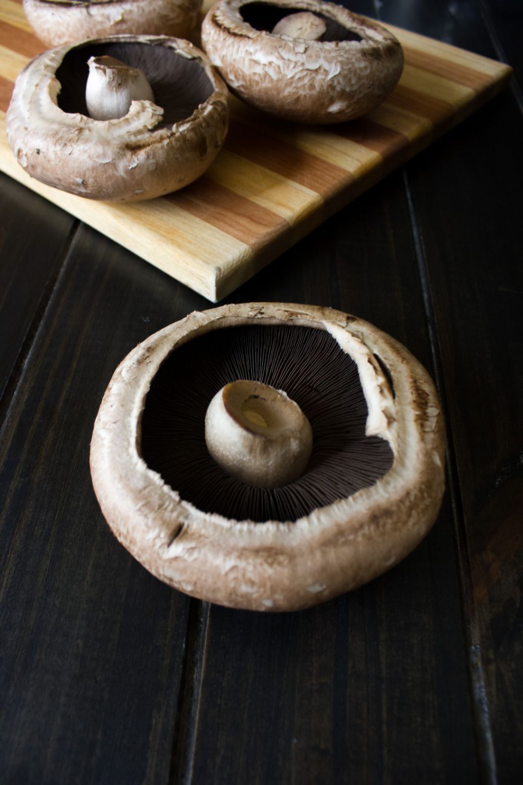 Fiddlehead Stuffed Portobello Mushrooms - I Say Nomato