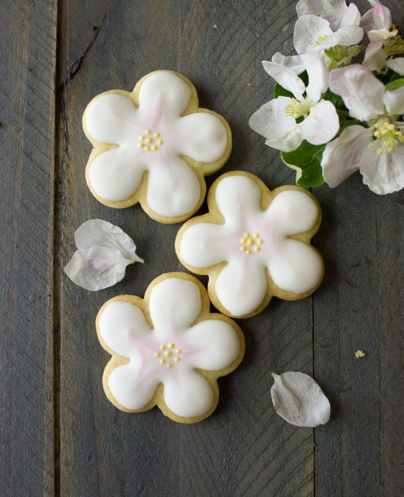 Apple Blossom Sugar Cookies - I Say Nomato