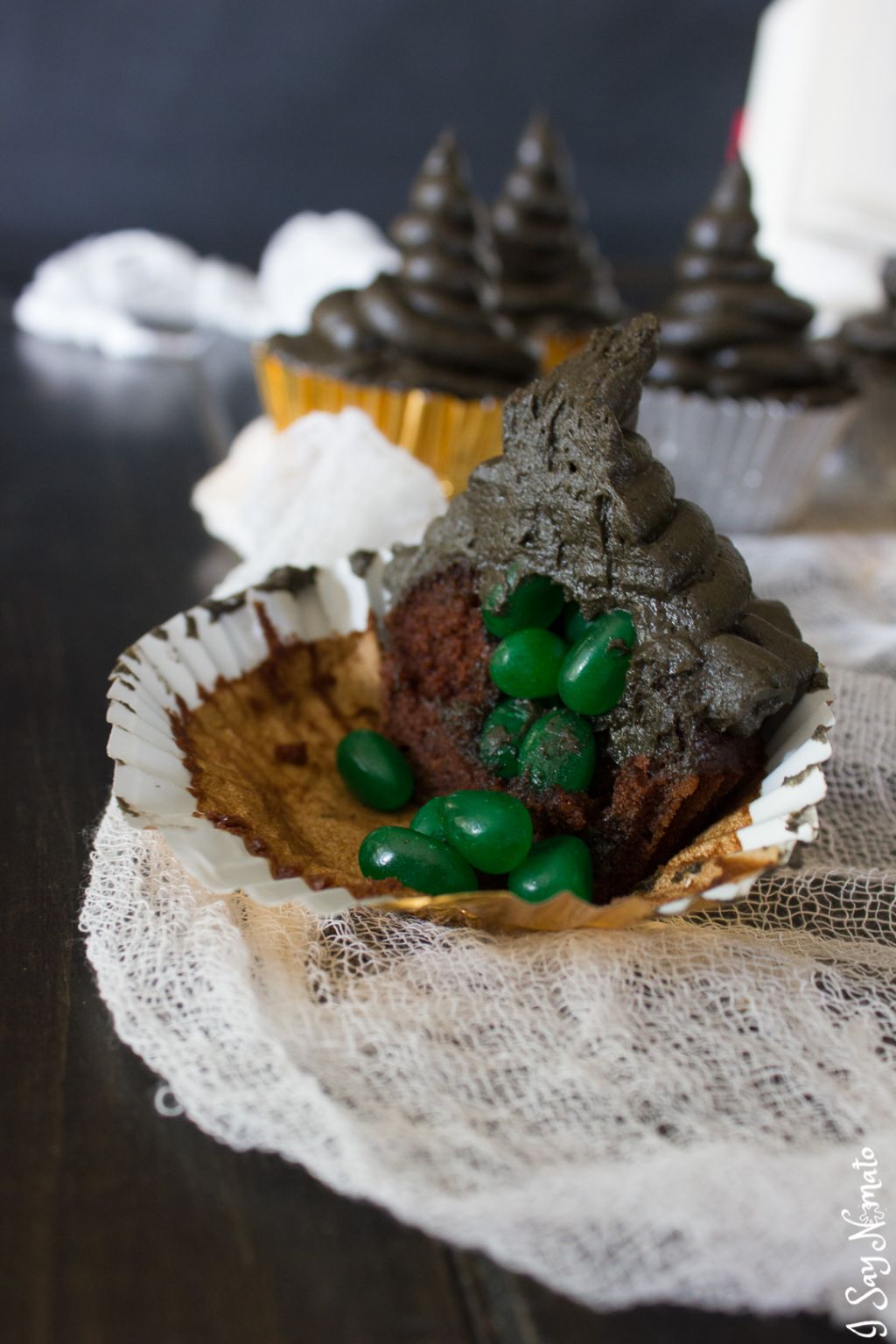 Harry Potter Inspired Sorting Hat Cupcakes - I Say Nomato