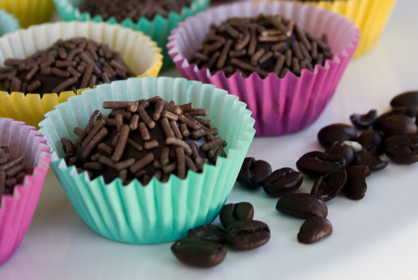 Coffee Bean Brigadeiros are deliciously chocolaty bites that will brighten up your day. The perfect addition to any party, brigadeiros are a traditional Brazilian treat!