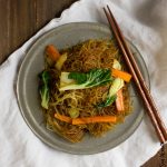 These Nightshade Free Singapore Noodles are made with nightshade-free curry powder for a Chinese-Canadian dish with a kick!