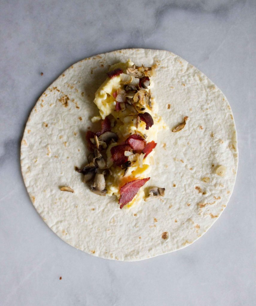This Breakfast Egg Wrap is the perfect way to start your morning. Full of delicious local eggs, it's great to #wakeuptoyellow!