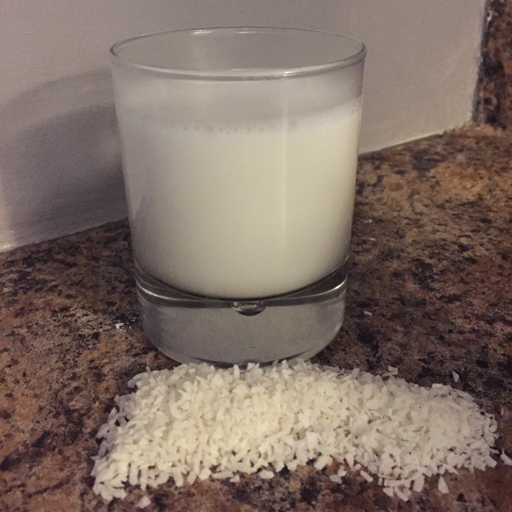 home made coconut milk