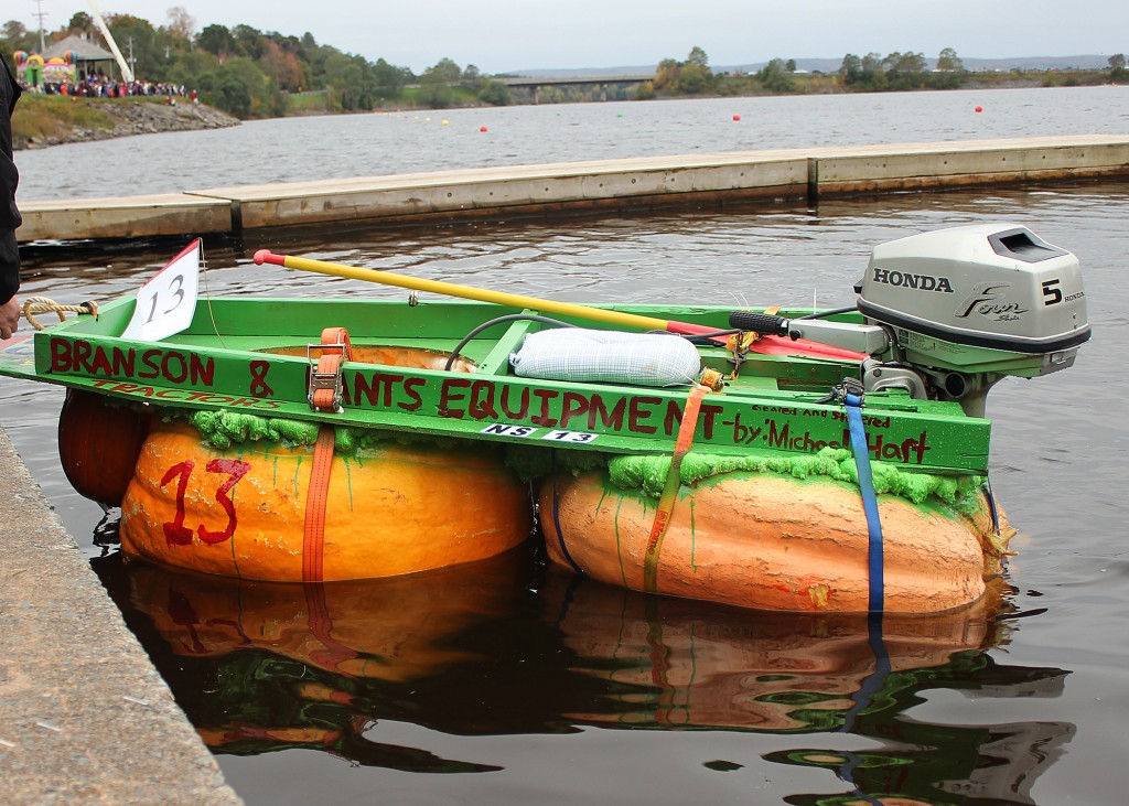 Pumpkin Regatta Motorized Pumpkin Boat