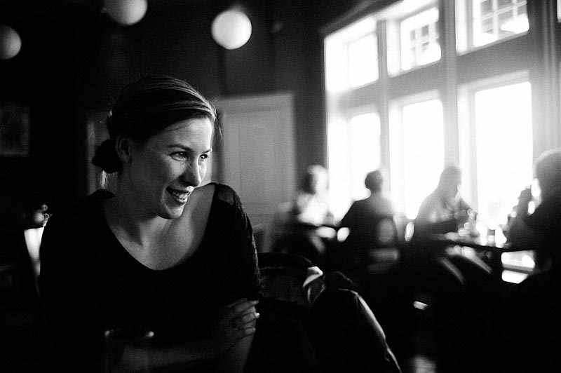 Black and While Portrait Gillian Port Pub SeaLevel Brewing Andrew Murphy
