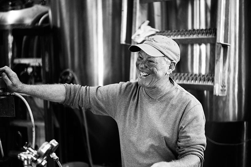 Brewmaster Black and White Portrait Sealevel Brewing