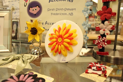 Flower Hair Clips at Artful Persuasion in Fredericton