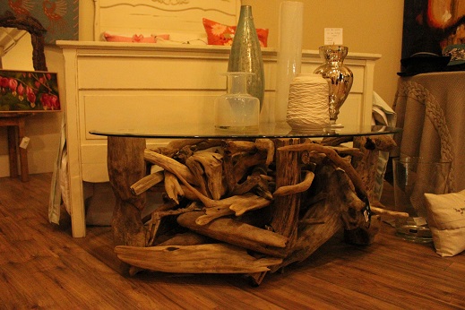 Driftwood Coffee Table by Barry Upton
