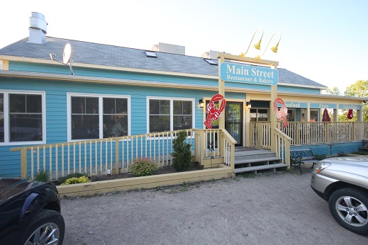 Exterior of Main Street Restaurant in Cape Breton