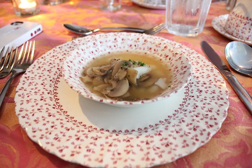 Traditional French Fish Soup at Lanes Privateer Inn