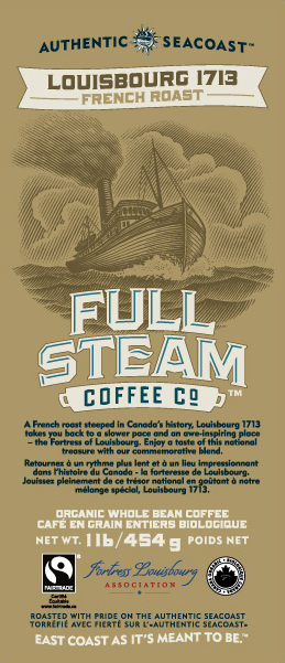 Full Steam Coffee Launches Louisbourg 1713 French Roast